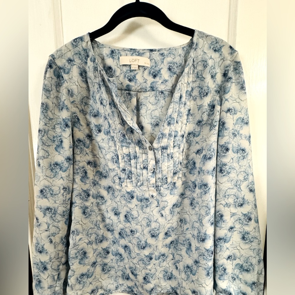 Loft peasant blouse
